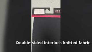両面インターロックニット生地 (10% PSA + 90% メタアラミド、350gsm、150cm)