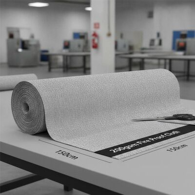 200gm 防火布 150cm 幅 耐熱布 産業用安全用品と防護用品の製造用