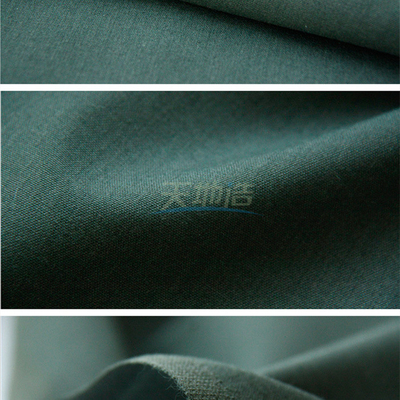 Aramid Lenzingの防護衣のためのビスコース生地260gsmの緑