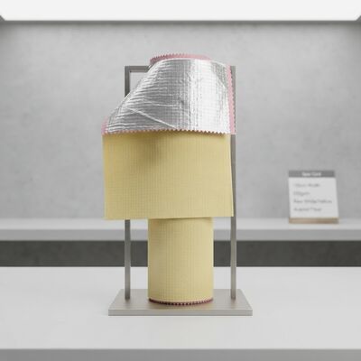 アラミドアルミ箔コーティング生地