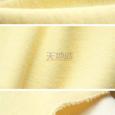 320gsm 50%Para Aramid 50%metaのaramidによって編まれた生地は抵抗の手袋を切った
