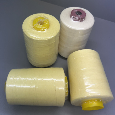 60TEX Ne30/3パラグラフAramidの縫うことは高力の未加工黄色に通す